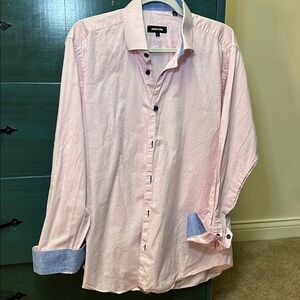 Jared Lang Light Pink Men's Button Down Shirt